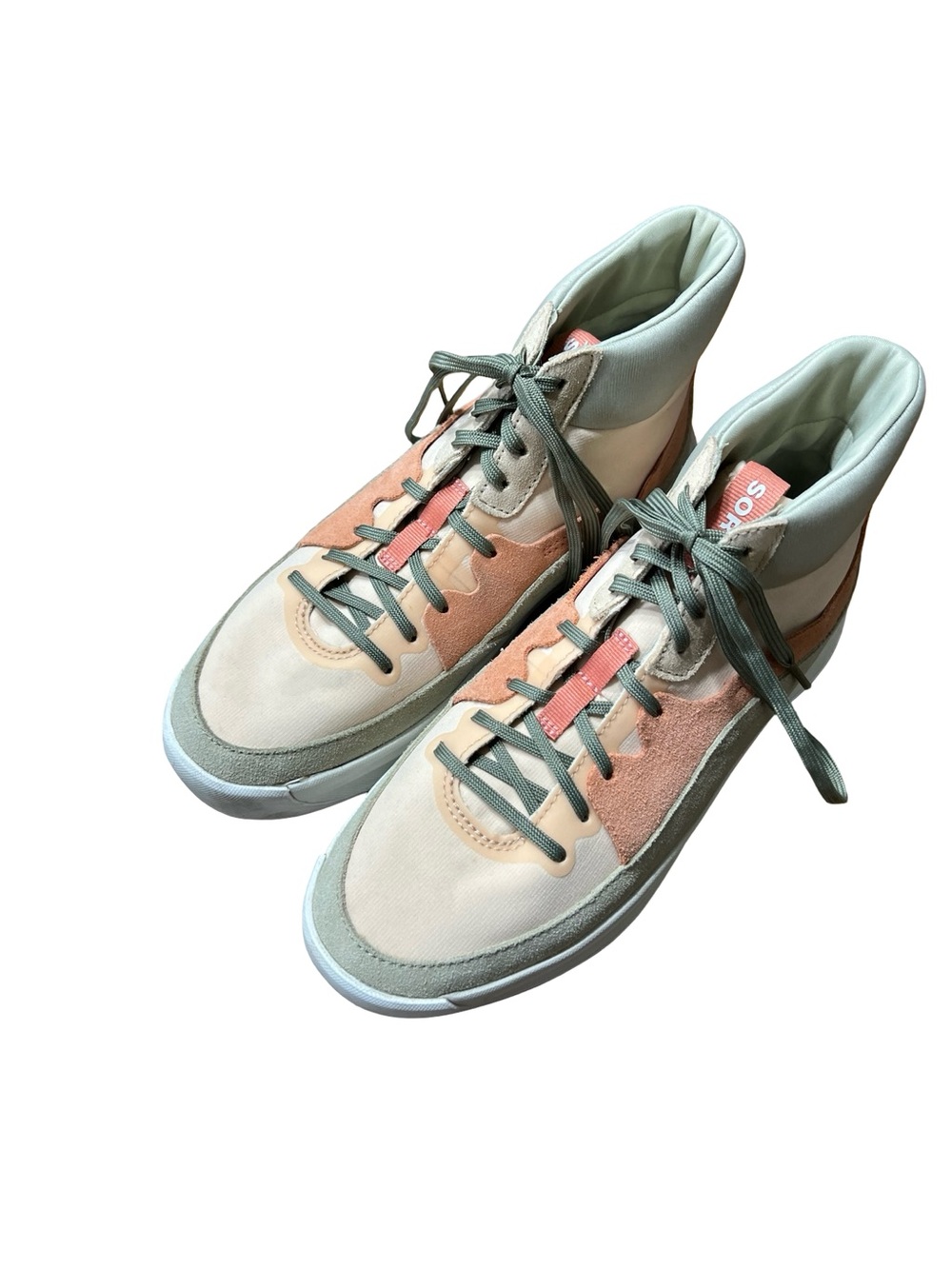 SOREL Women’s High-Top boots in Peach & Sage